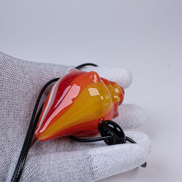 Mini Muschel Pfeife mit Band