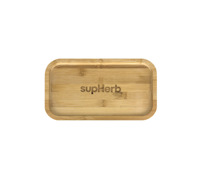 supHerb Bamboo Rolling Tray
