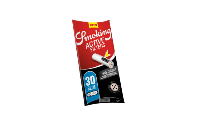 carbon cigarette filters Smoking Active Slim Mascotte Slim Carbon Activated Cigarette