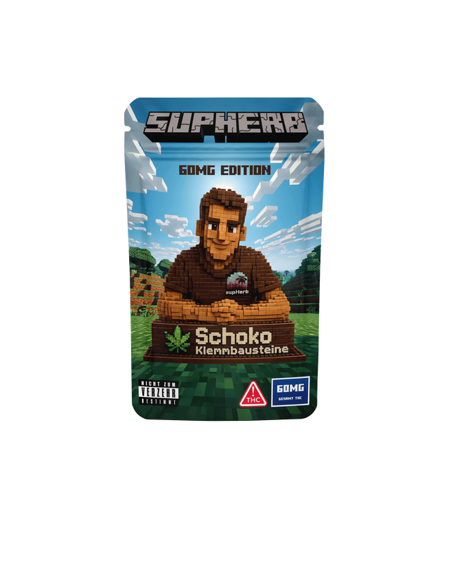 supHerb THC Schoko Klemmbausteine