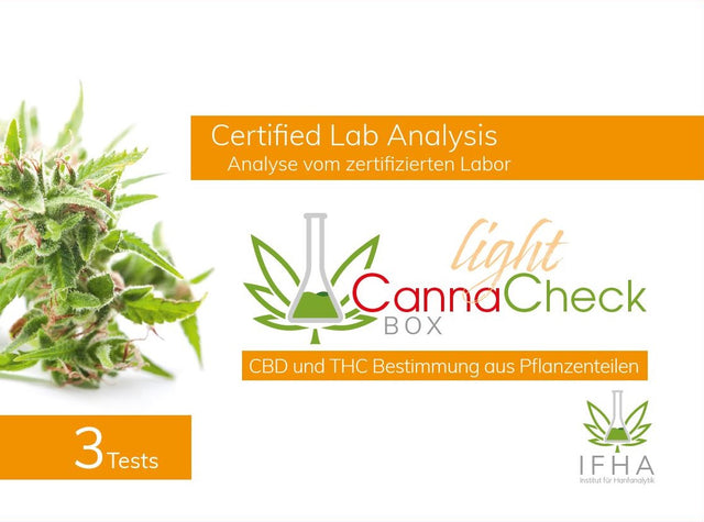 3er - Canna Check Box light - Hanfanalytik