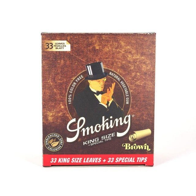 Smoking Thinnest King Size Brown + Tips - supHerb